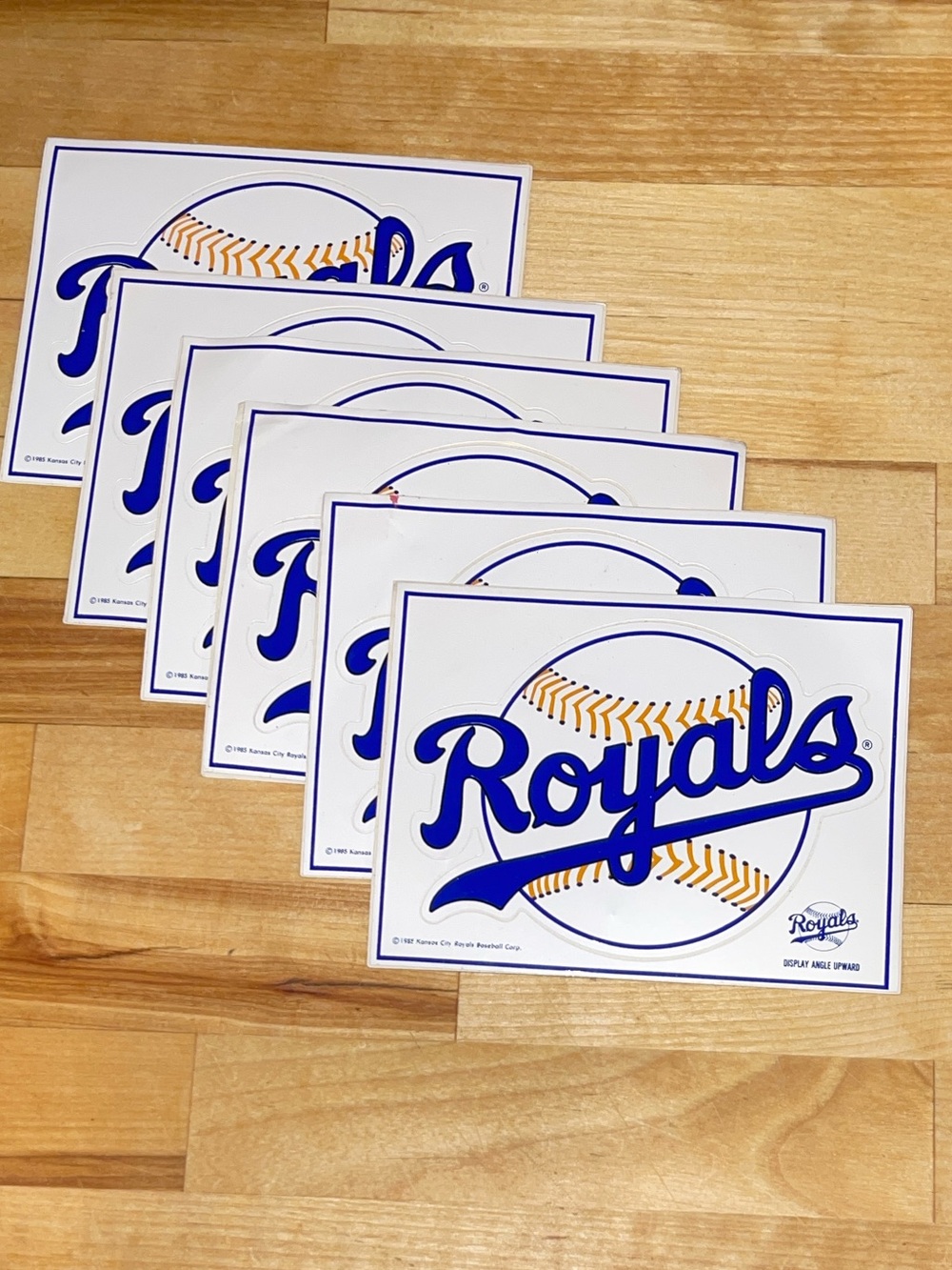 1980’s Kansas City Royals, large stickers bundle